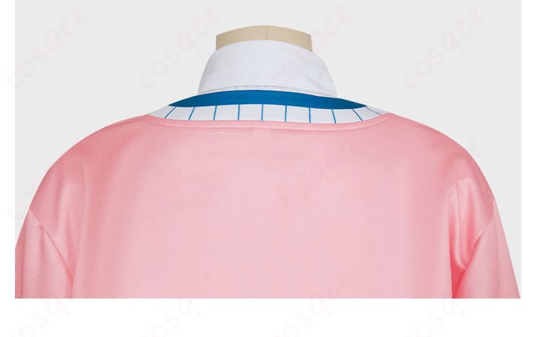 「学園アイドルマスター 花海佑芽 コスプレ衣装 背中の装飾の詳細、ファスナーやディテールがよく見える」