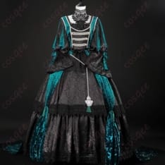黒執事 シエル・ファントムハイヴ 緑の魔女ドレス コスプレ｜ゴシックに映えるフリルとエメラルドの存在感 - 1枚目の画像（サムネイル）