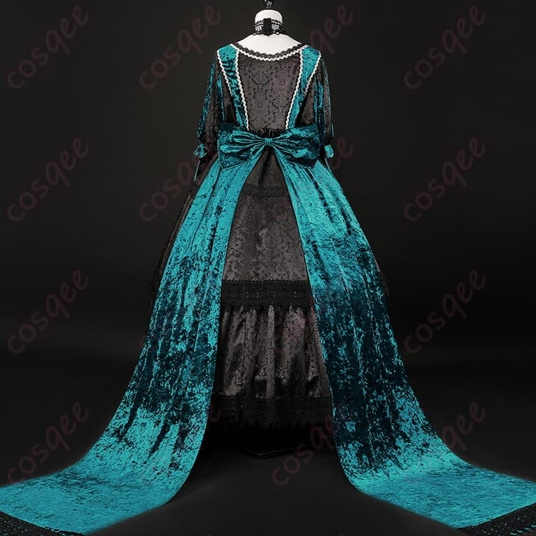 黒執事 シエル・ファントムハイヴ 緑の魔女ドレス コスプレ｜ゴシックに映えるフリルとエメラルドの存在感 - 3枚目の画像