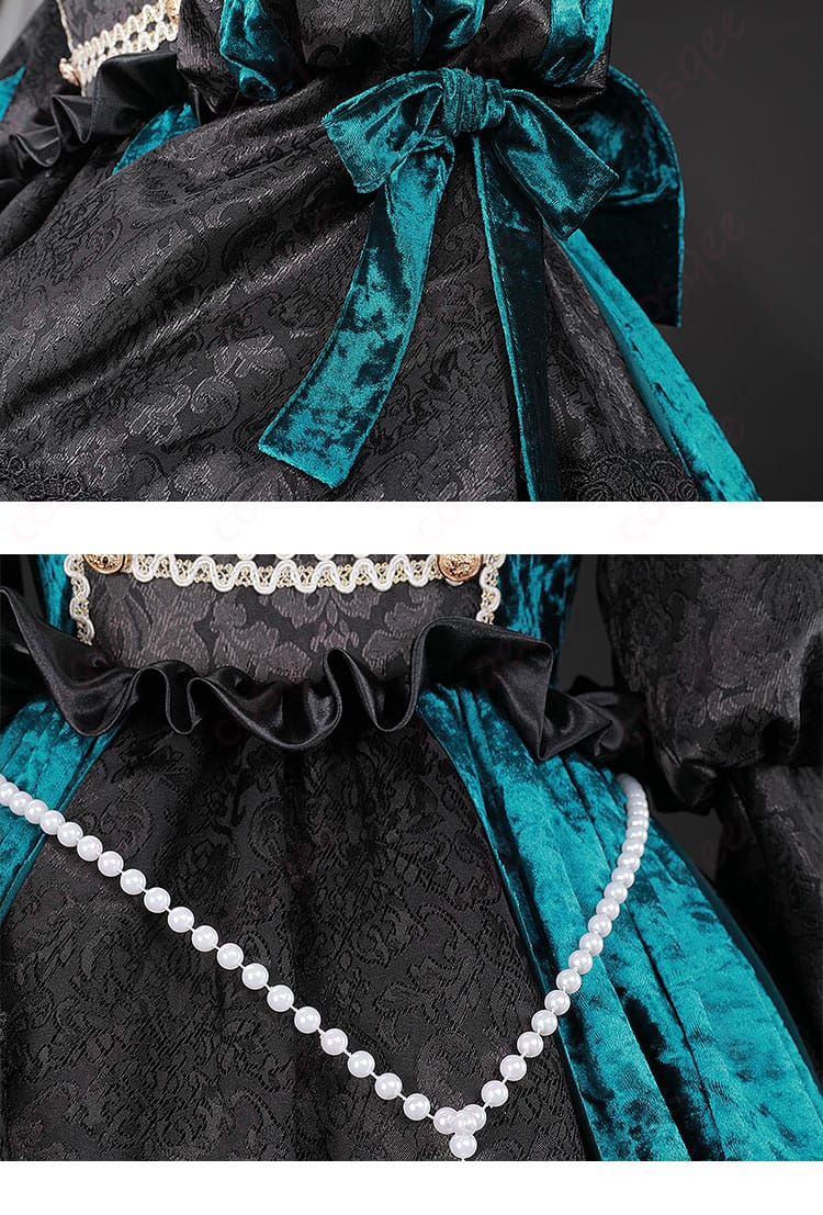 腰飾りと蝴蝶装飾のディテール画像 - シエル・ファントムハイヴ コスプレ衣装の腰飾り