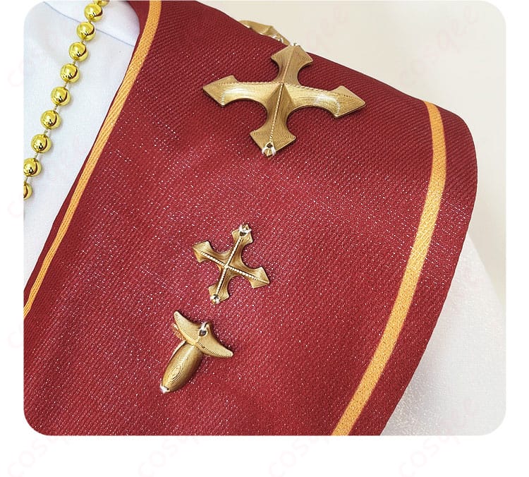 紫之創 スタフェス衣装の肩部分の装飾細部。精巧なデザインと仕上がりが特徴です。