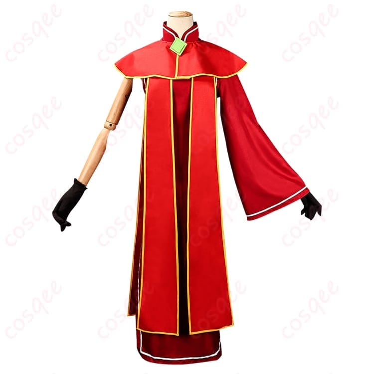 NARUTO 黒ツチ 第四次忍界大戦コスプレ｜赤チャイナ風と片袖で凛と映える一着 - 1枚目の画像