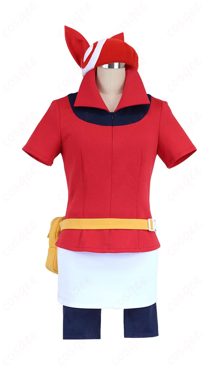 ハルカ コスプレ衣装 正面画像、エメラルド版の忠実再現