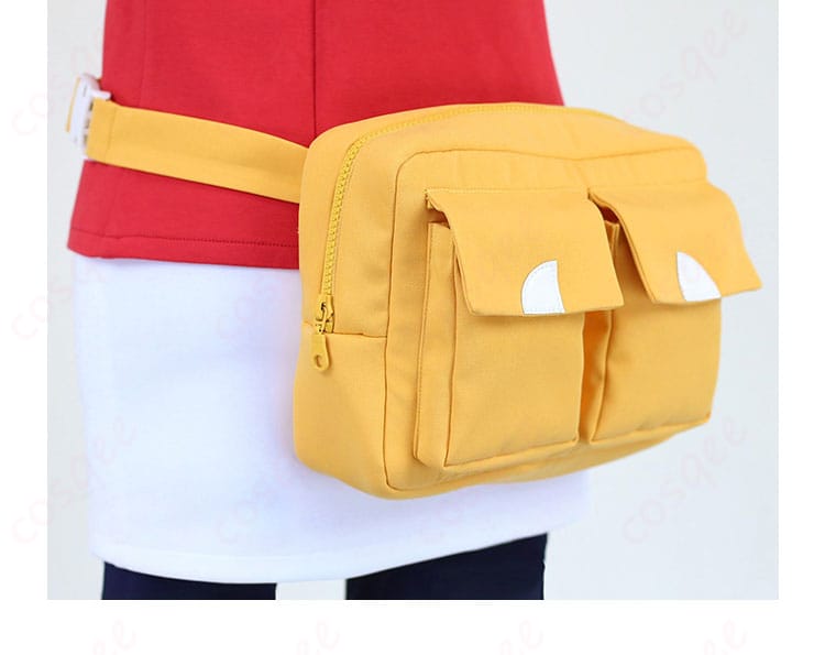 ハルカ コスプレ衣装 ウエストの装飾ディテール、エメラルド版