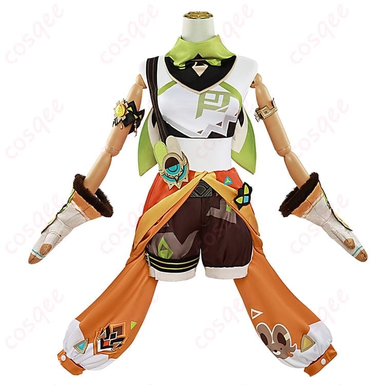 原神 カチーナ ナタ地域テーマ コスプレ衣装 鮮烈カラーで写真映えし動きやすい一着 - 1枚目の画像