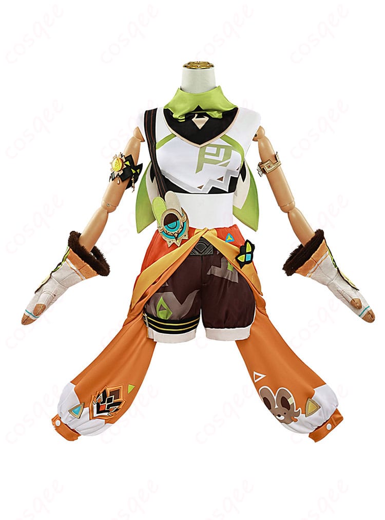 原神 カチーナ コスプレ衣装の正面全体図。細部まで作り込まれた高品質な仕上がり。