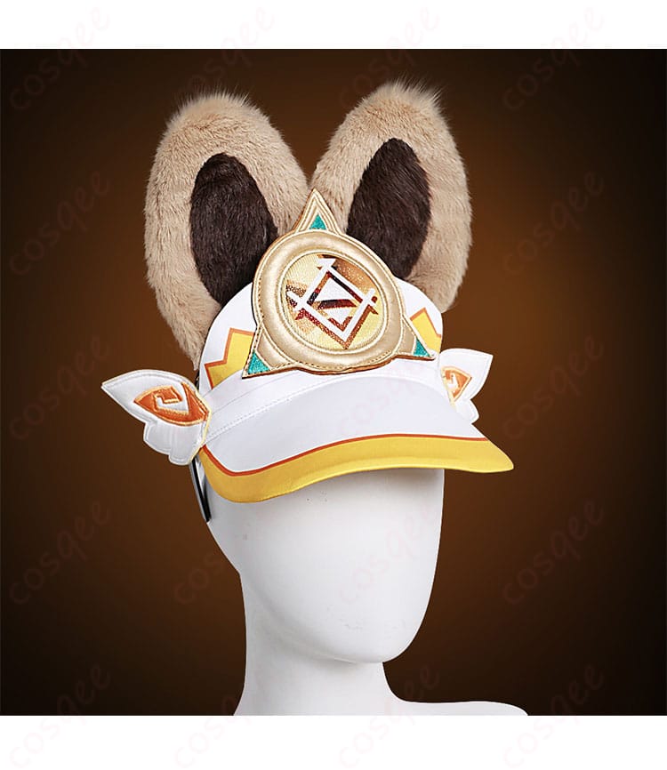 原神 カチーナ 帽子装飾のディテール画像。立体感あるデザインが魅力。