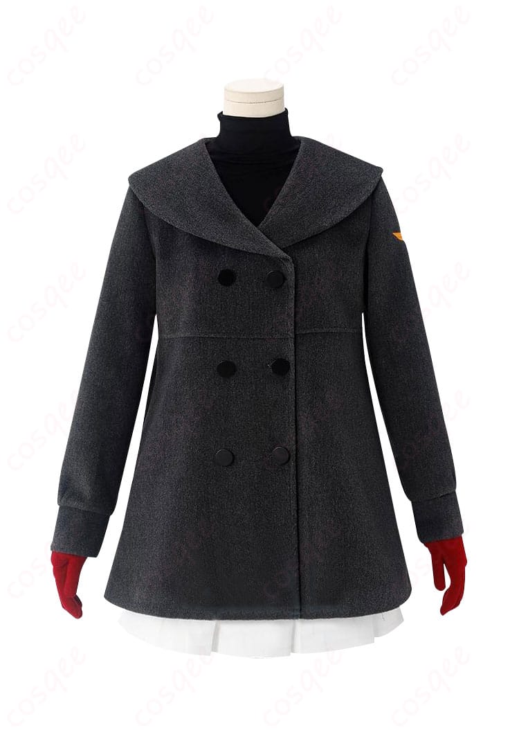 商品正面の写真、木之本桜 コスプレ衣装の正面全体像