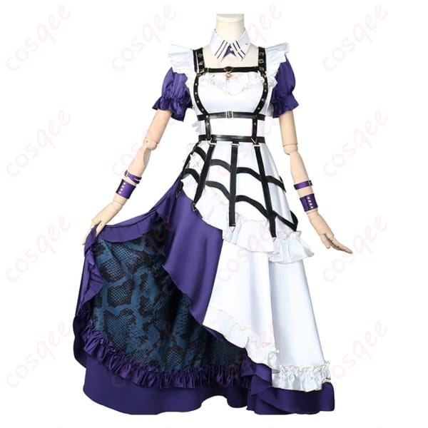 にじさんじ 狂蘭メロコの新衣装風メイドコス｜華やか装飾で写真映え、着心地も快適