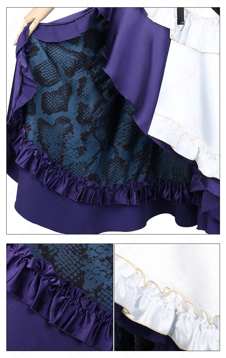 スカート裾部分の装飾を強調したコスプレ衣装 - 完璧なディテールが光る