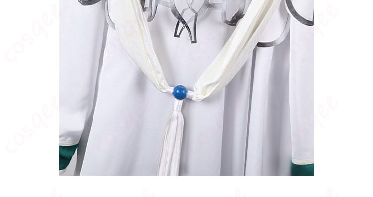 外套の背面装飾ディテール、羽鳥チセのコスプレ衣装の背面ディテール