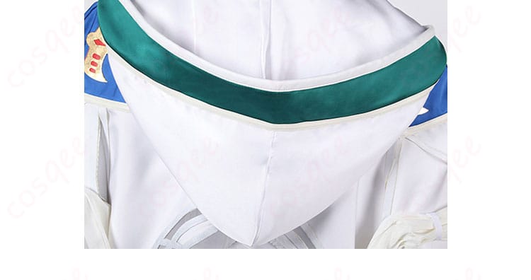 外套のフード装飾ディテール、羽鳥チセのコスプレ衣装のフード部分