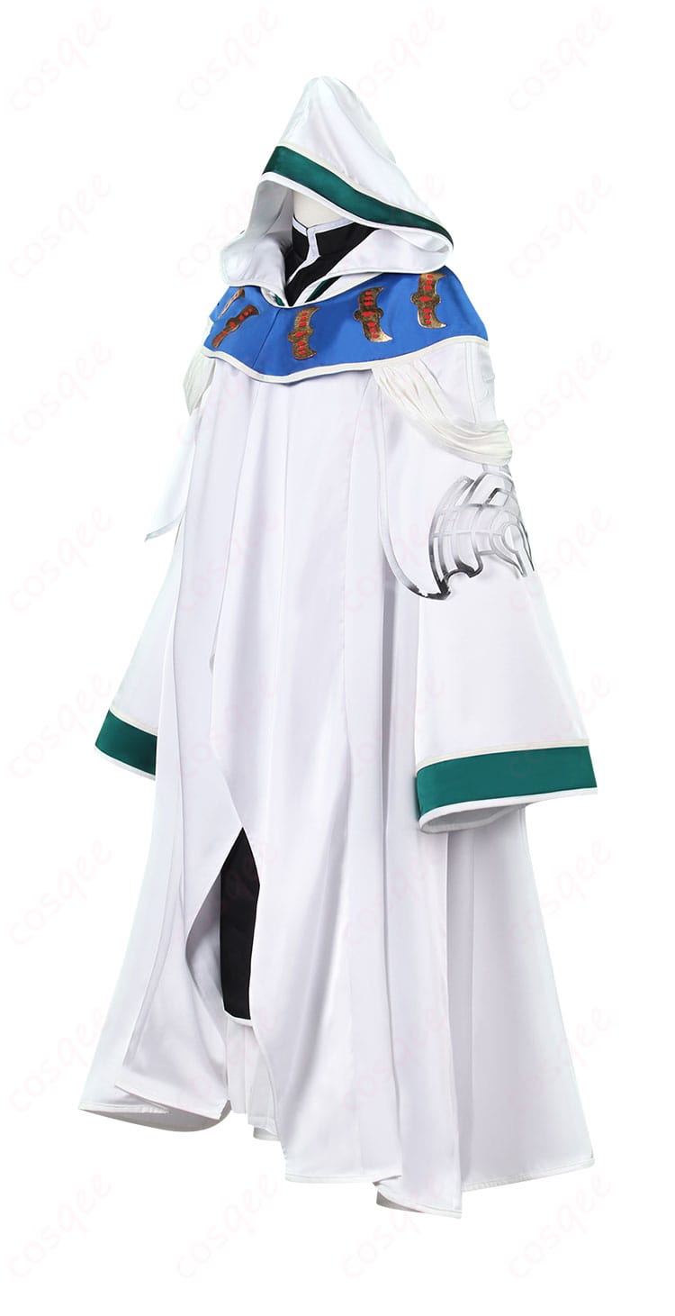 商品側面のコスプレ衣装、羽鳥チセのコスプレ衣装のディテールが確認できる