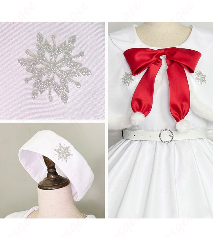 雪花、帽子装飾細節 - 高海千歌 コスプレ衣装 WINTER VACATION衣装