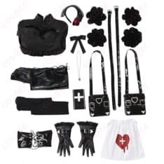 FGO ナイチンゲール 安息の館 コスプレ衣装 清潔感と上品さで写真映えする快適セット - 4枚目の画像（サムネイル）