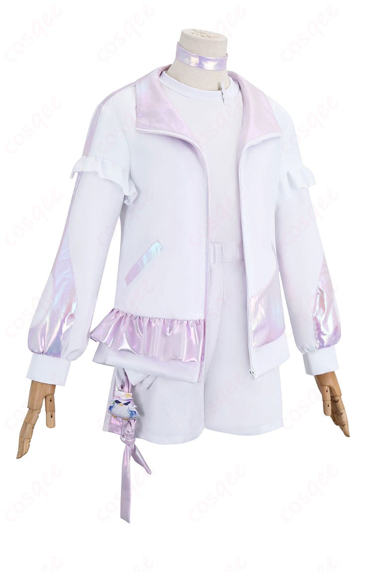 轟はじめ コスプレ衣装の側面から見たデザイン。