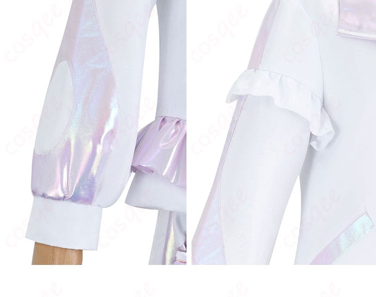 轟はじめ コスプレ衣装の衣袖の華やかな装飾。