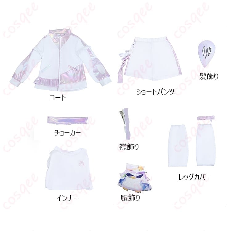 ホロライブ 轟はじめの近未来アイドル感を軽やかに纏えるコスプレ衣装 - 6枚目の画像