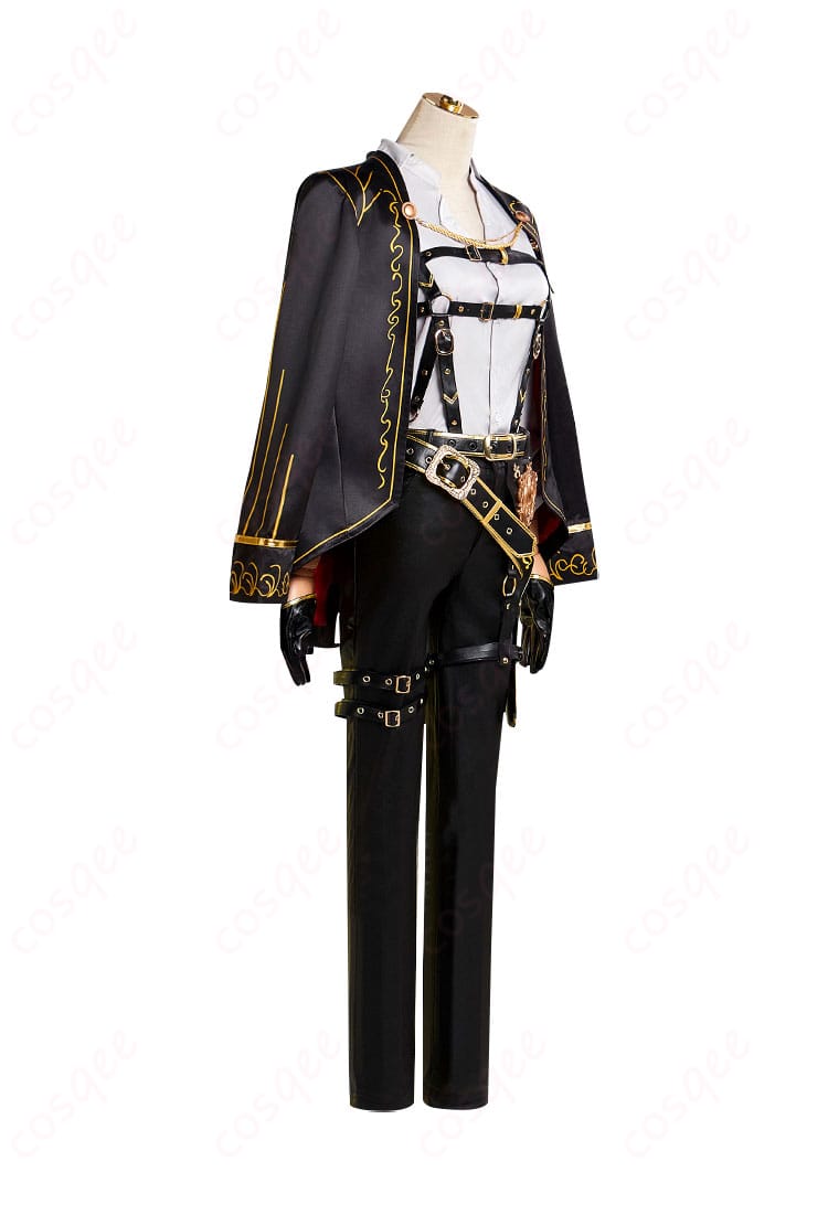 商品側面の画像。KAITOのコスプレ衣装の詳細なデザインがわかる。コスプレ衣装、詳細