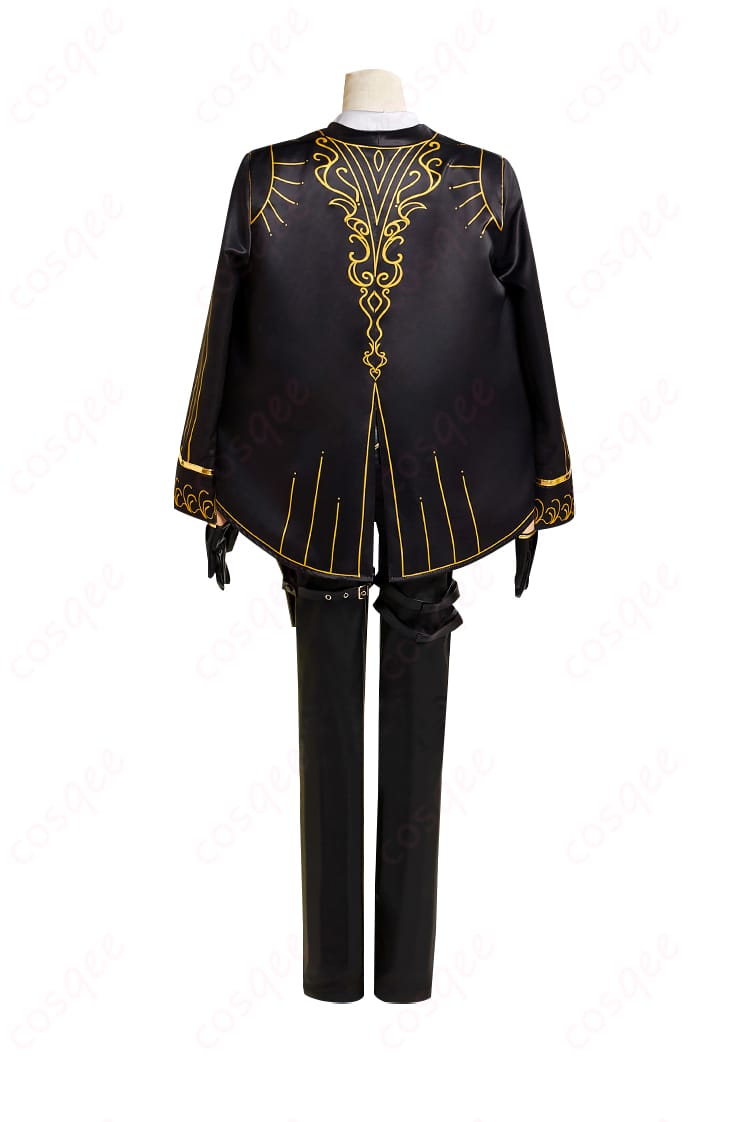 商品背面の画像。KAITOのコスプレ衣装の後ろ姿、精緻な作り。コスプレ通販