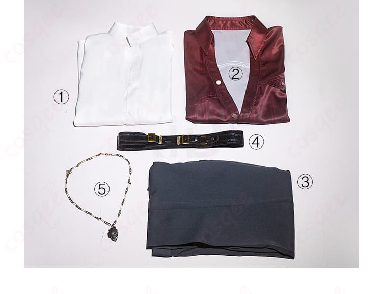 セット内容を展示した写真。インナーやシャツ、ズボンなど、全てのアイテムが一目でわかります。