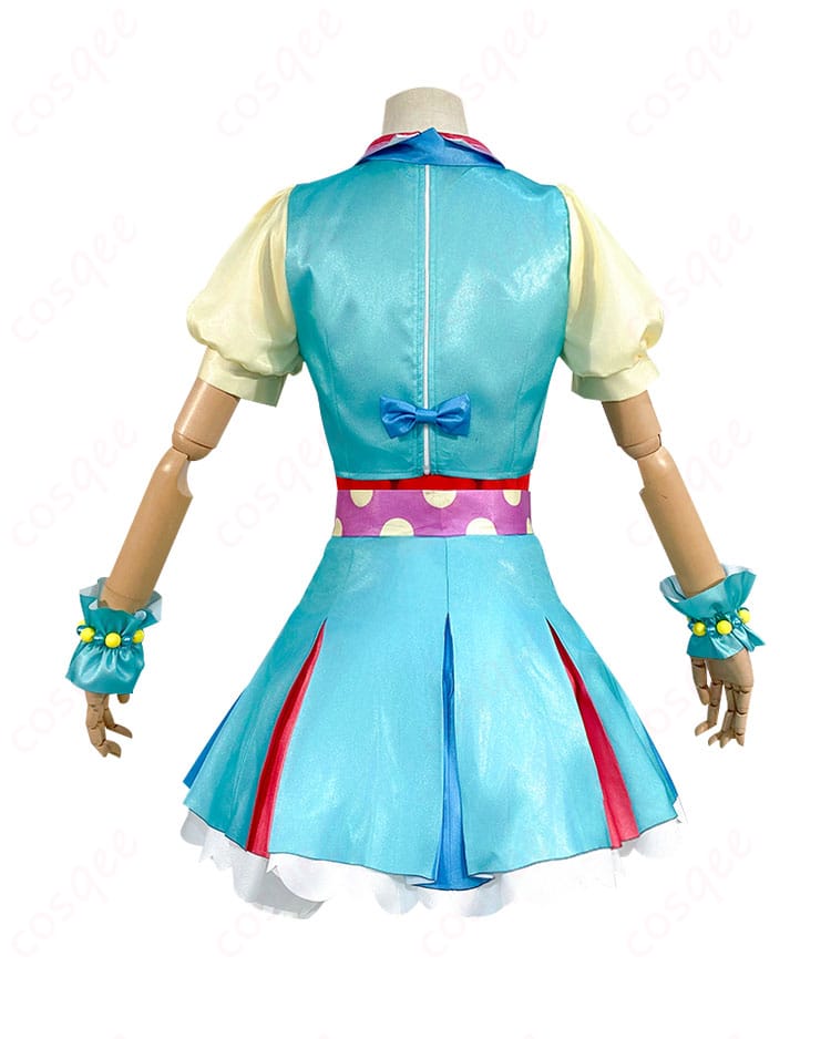 プリパラ 南みれぃ アイドル制服 コスプレ衣装の背面全体図|リボンやシルエットも忠実再現