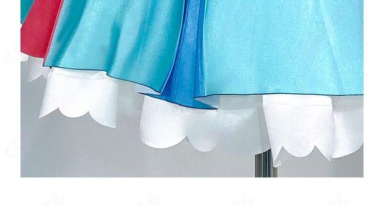 プリパラ 南みれぃ アイドル制服 コスプレ衣装のスカート裾装飾のディテール画像|細かな装飾でアイドル感アップ