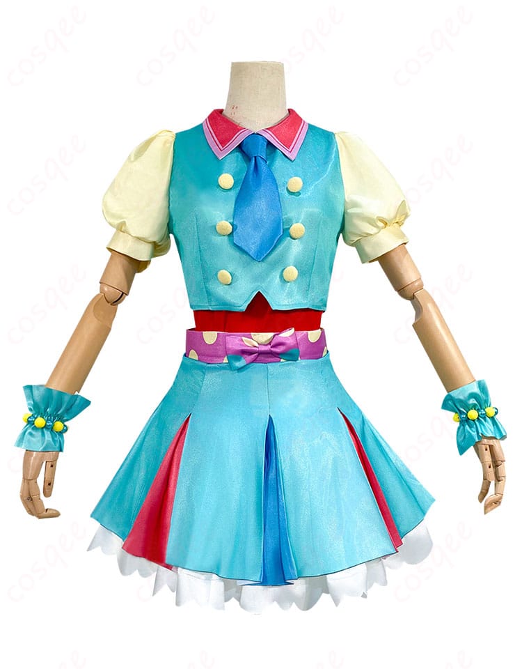 プリパラ 南みれぃ アイドル制服 コスプレ衣装の正面全体図|高品質な仕上がりをじっくり確認