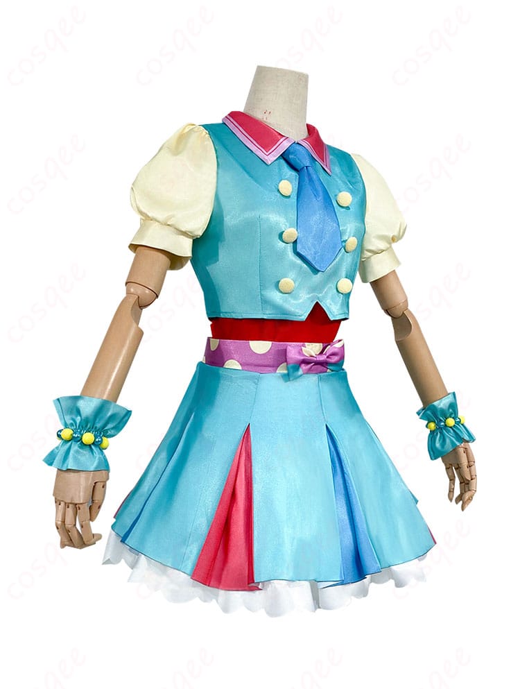 プリパラ 南みれぃ アイドル制服 コスプレ衣装の右側面写真|細部まで丁寧に再現