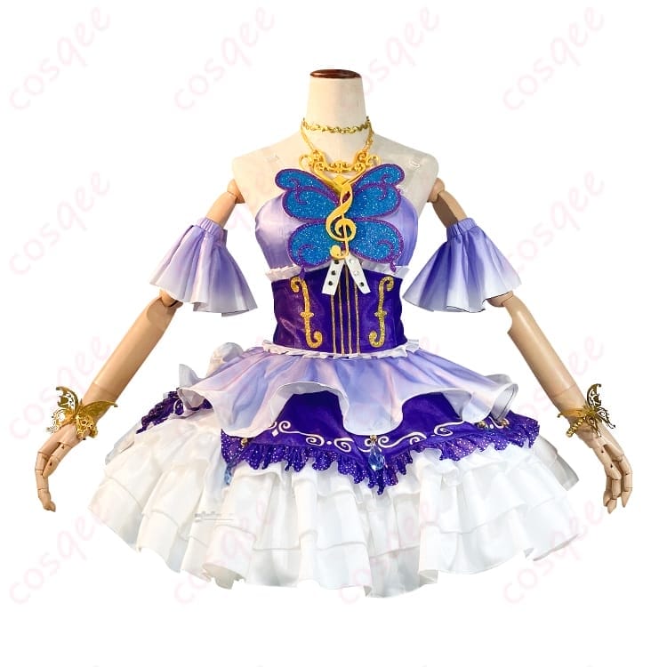 プリパラ じゅのん 神アイドル編コスプレ衣装 華やかガーリーで写真映え抜群 - 1枚目の画像