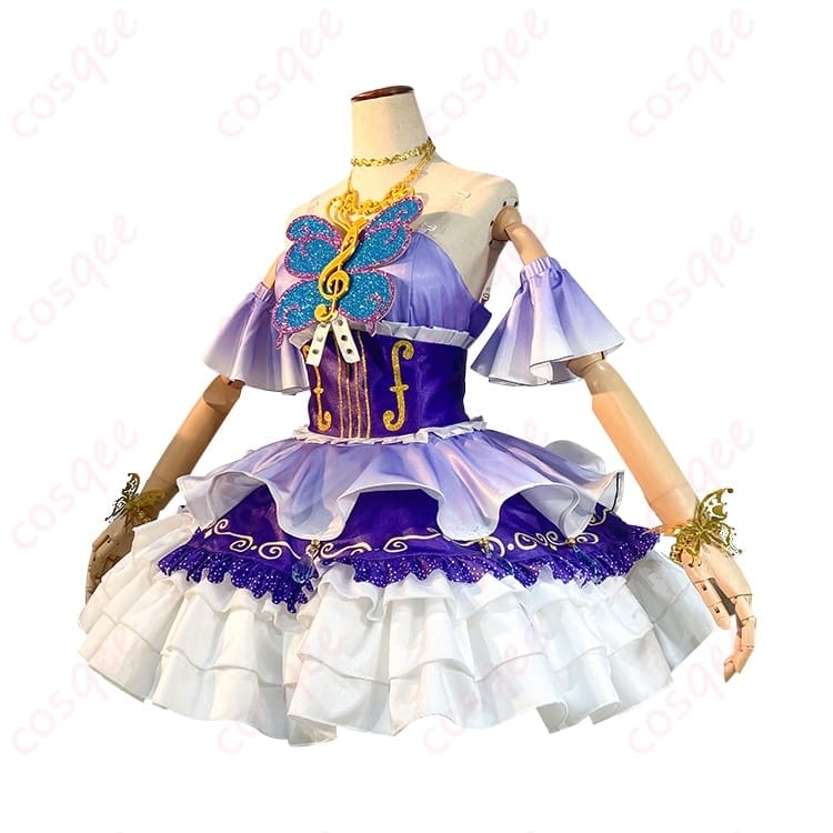 プリパラ じゅのん 神アイドル編コスプレ衣装 華やかガーリーで写真映え抜群 - 2枚目の画像