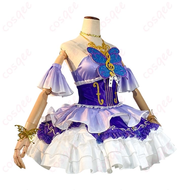 プリパラ じゅのん 神アイドル編コスプレ衣装 華やかガーリーで写真映え抜群 - 3枚目の画像