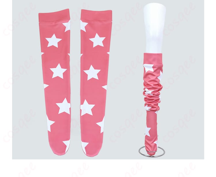 フェン・ミン コスプレ衣装の腿袜装飾の細部、ゲームキャラクターのコスチュームにぴったり合うデザイン。