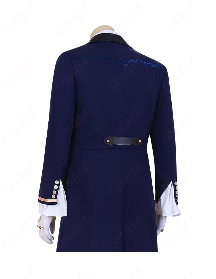 ホムラ コスプレ衣装 肩袖装飾の細部、華やかなディテールで海妖の影を表現。