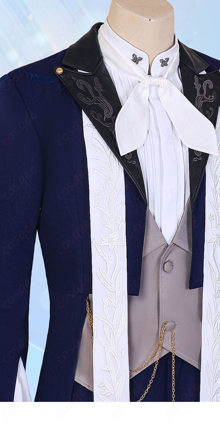 ホムラ コスプレ衣装 服装装飾の詳細、海妖の影のキャラクター特徴をしっかり反映。