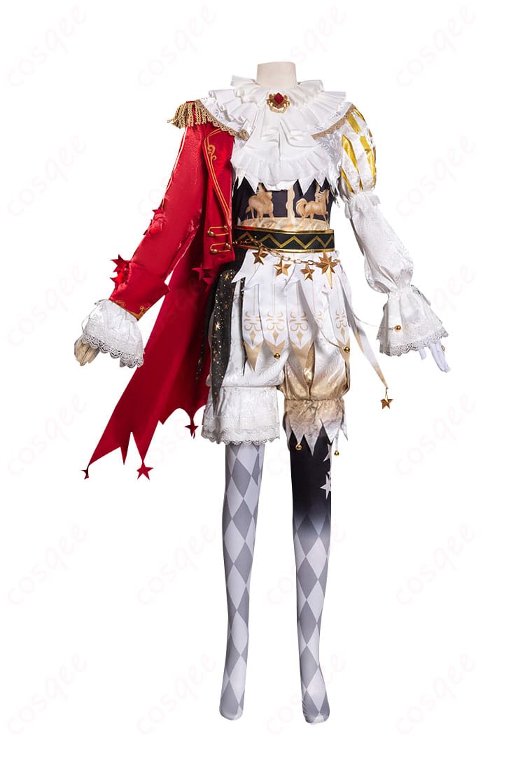 「星の王」コスプレ衣装の正面画像。マイク・モートンの特徴的なコスチュームが鮮明に映し出されています。