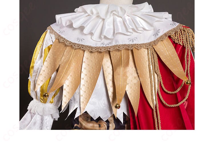 「星の王」コスプレ衣装の背面装飾のディテール。細部までこだわったデザインです。