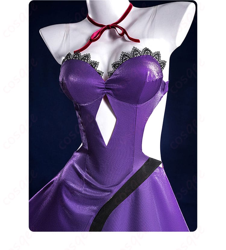 コスプレ衣装の装飾細部。ジャンヌ・ダルク〔オルタ〕の特徴的なデザインを忠実に再現。