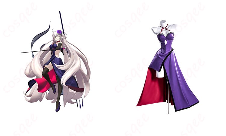 ジャンヌ・ダルク〔オルタ〕のコスプレ衣装とキャラクターの融合画像。高再現度で魅力的なデザイン。Fate/Grand Order Arcade コスプレ衣装。