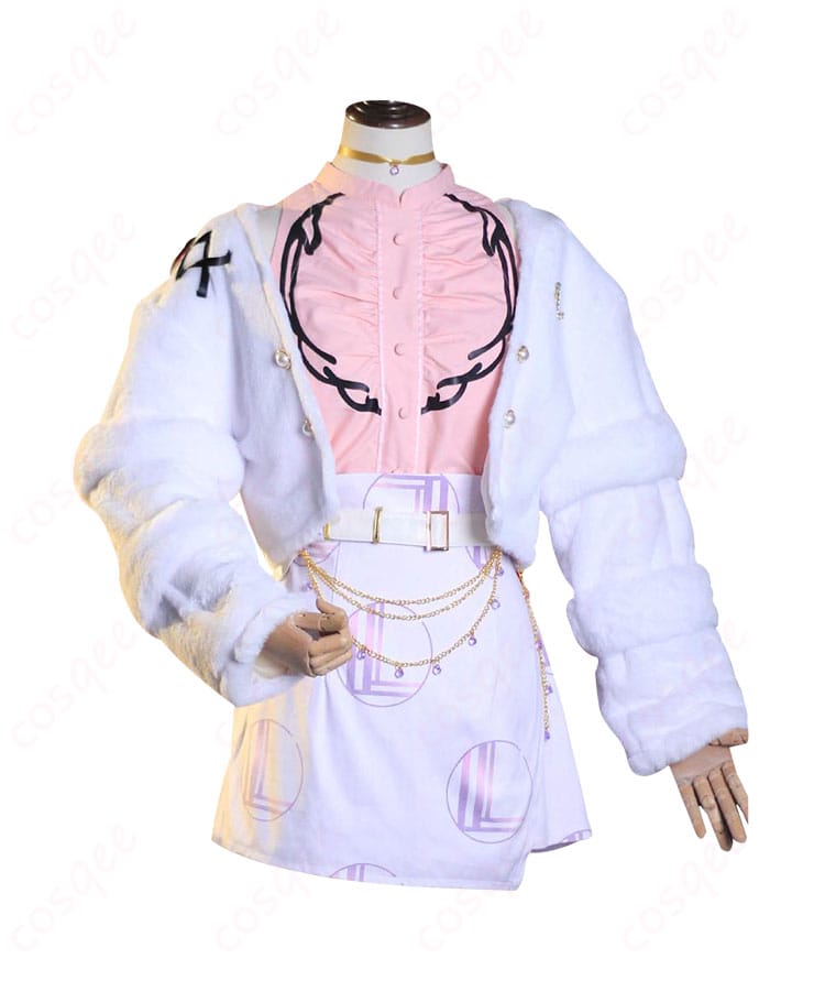 商品正面図。コスプレ衣装の全体像が一目でわかる高い再現度の画像。