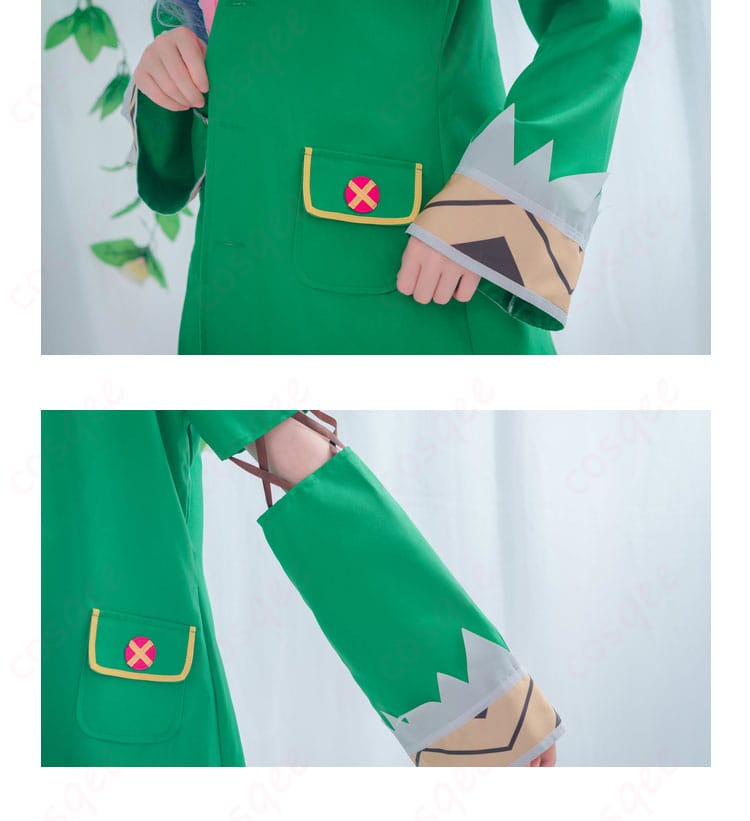 氷芽川四糸乃 コスプレ衣装の衣袖、衣袋の装飾ディテール - 服装の細部まで徹底的に再現されたデザイン