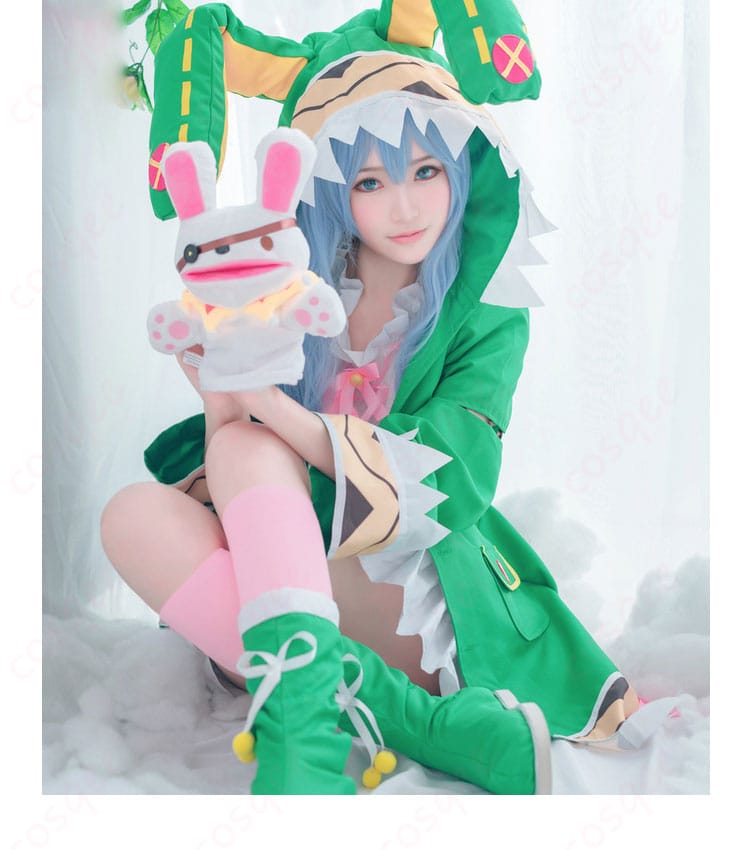 氷芽川四糸乃 コスプレ衣装の装飾ディテール - 美しい刺繍とアクセントが特徴の衣装