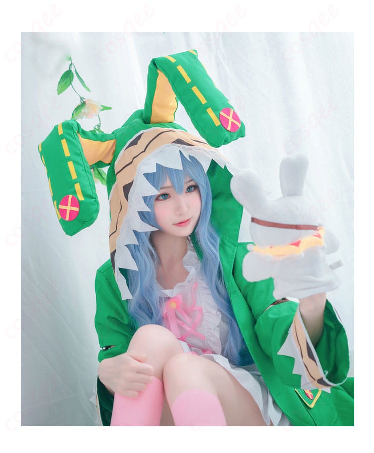 氷芽川四糸乃 コスプレ衣装の衣帽装飾のディテール - 精緻な装飾とこだわりのデザイン