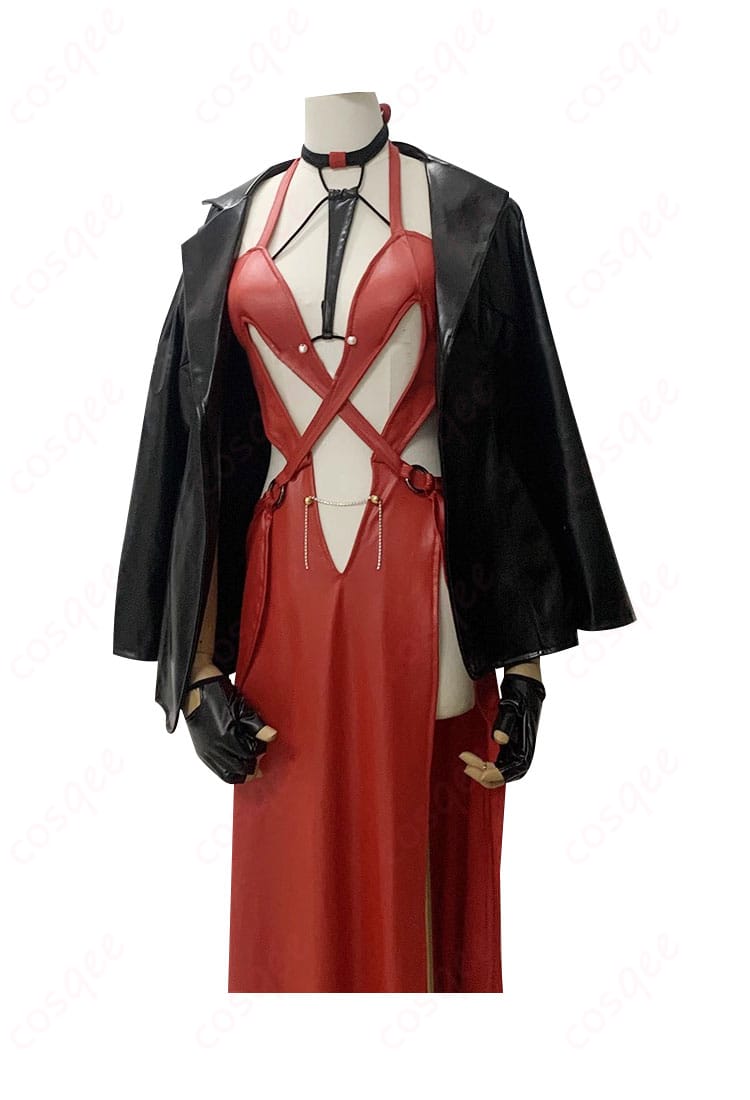 レッドフード コスプレ衣装 『ナンセンスレッド』の正面図。高品質な仕上がり、細部まで忠実に再現されたデザインが魅力です。