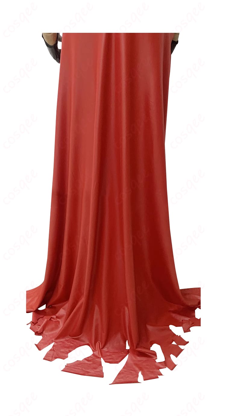 レッドフード コスプレ衣装 『ナンセンスレッド』 スカートの裾部分の装飾ディテール。精密なデザインが施されています。