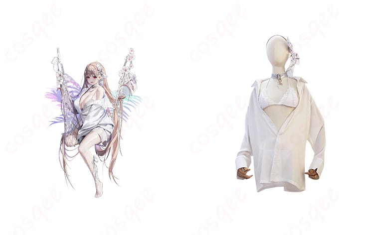 商品正面とバイパー(Viper)キャラクターが一緒に写っている画像。『シャイン・オブ・ラブ 水着』コスプレ衣装の詳細をご覧ください。