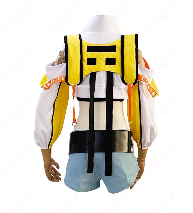 エレグ コスプレ衣装 背面画像。背面のディテールまで忠実に再現された衣装。