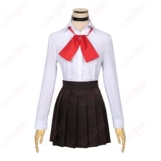 ダンダダン 綾瀬桃の学園制服コスプレ一式 透け感レイヤーで写真映えしやすい仕上がり - 4枚目の画像（サムネイル）