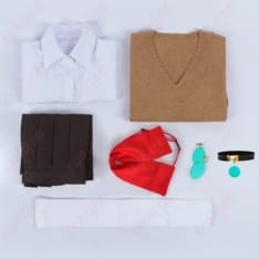 ダンダダン 綾瀬桃の学園制服コスプレ一式 透け感レイヤーで写真映えしやすい仕上がり - 7枚目の画像（サムネイル）