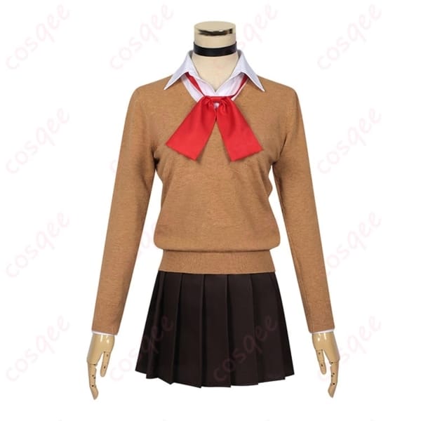 ダンダダン 綾瀬桃の学園制服コスプレ一式 透け感レイヤーで写真映えしやすい仕上がり